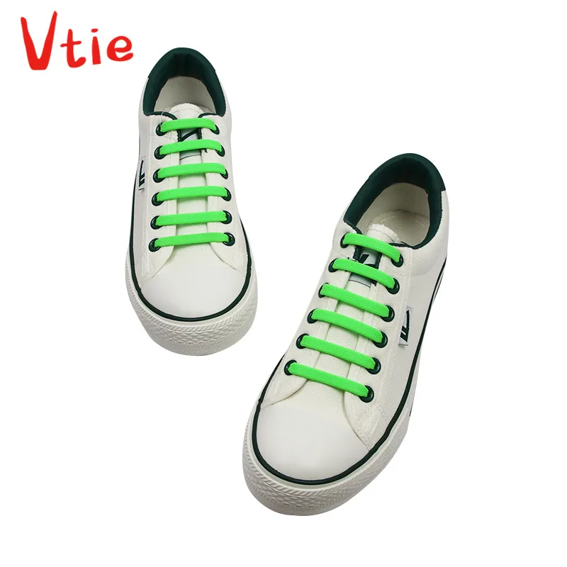 

Silicone No Tie Shoelaces Accessories Elastic Creative Lazy Rubber Lace, 12