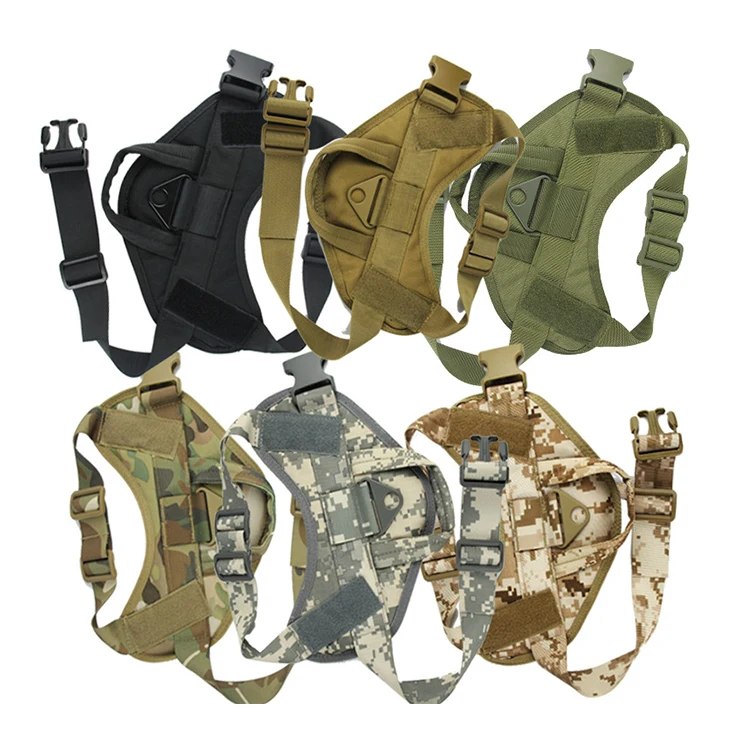 

Amazon Best Seller MOLLE Tactical Pet Dog Harness Vest, As pictures