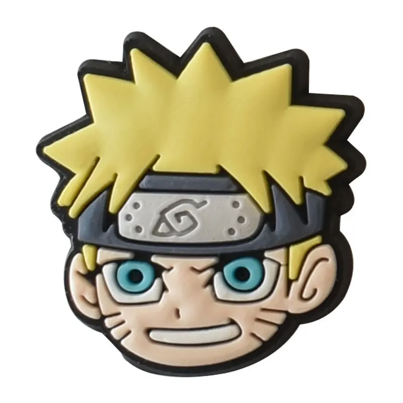 

High quality pvc material shoe decoration Naruto character design shoe decoration wholesale
