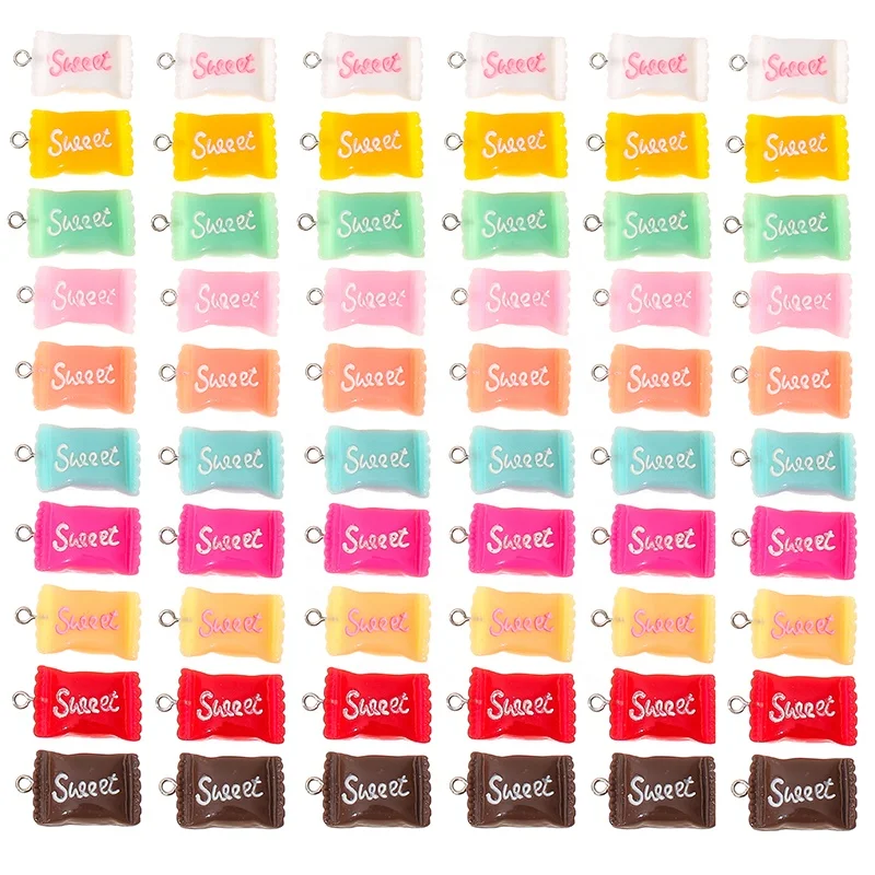 

Macaron Resin Sweet Candy Charms Flatback Sweet Candy Simulation Food Miniature pendant Accessories DIY Craft Jewelry Making, Picture