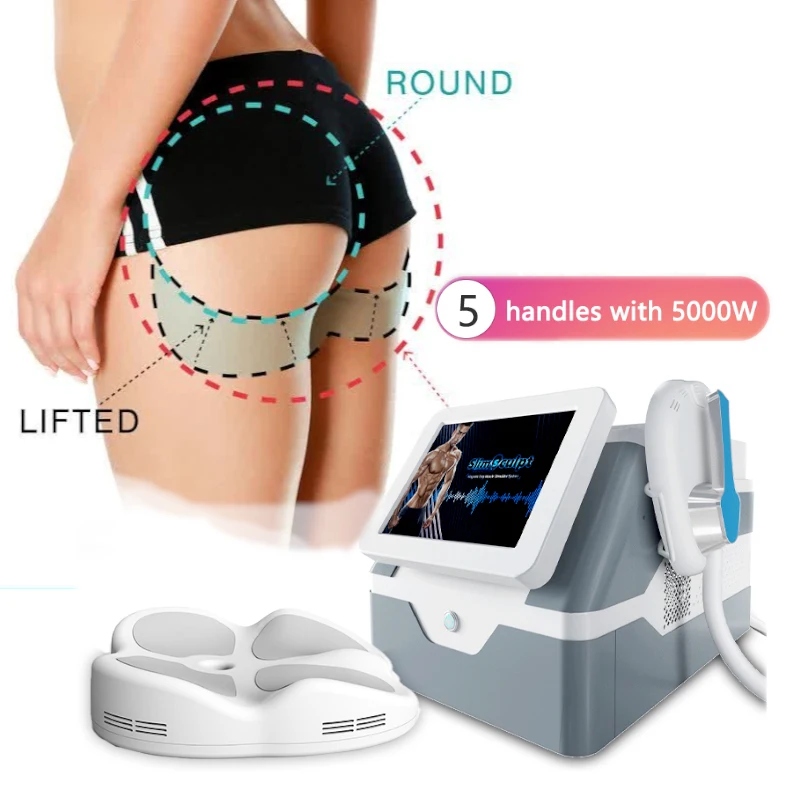 

Slimsculpt Muscle Stimulator Machine RF Fat Burning Radio Frequency Tesla Body Shaping body contouring, White