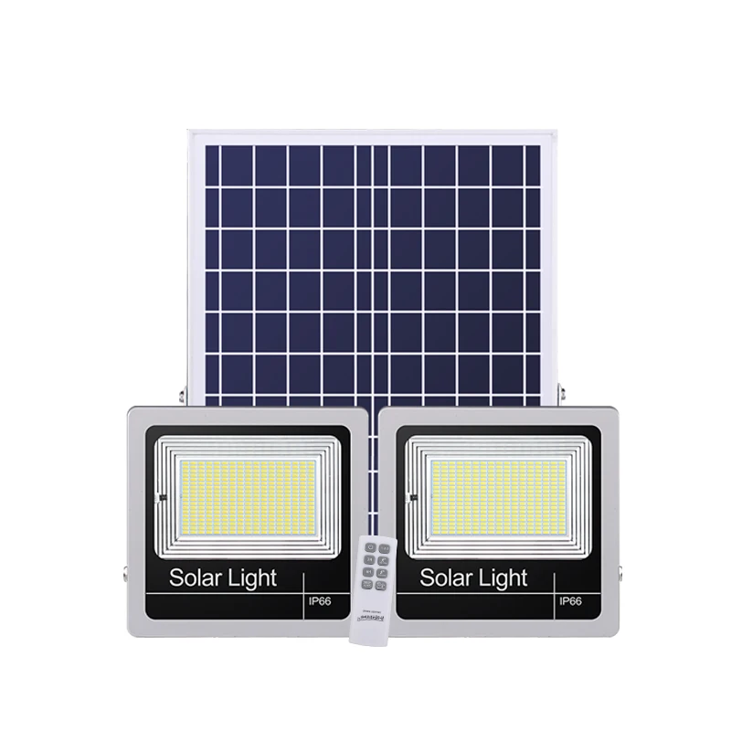 

High Power Double Light Head 396leds waterproof ip65 Solar Led Flood Light