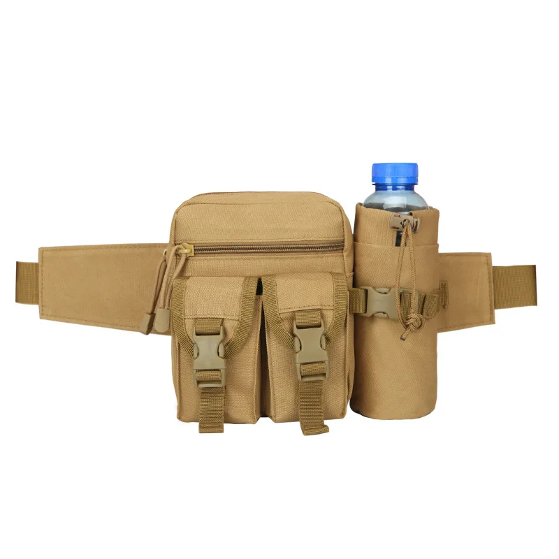 

Outdoor kettle pocket, military waterproof, large capacity waist pack, tough nylon waist pack.