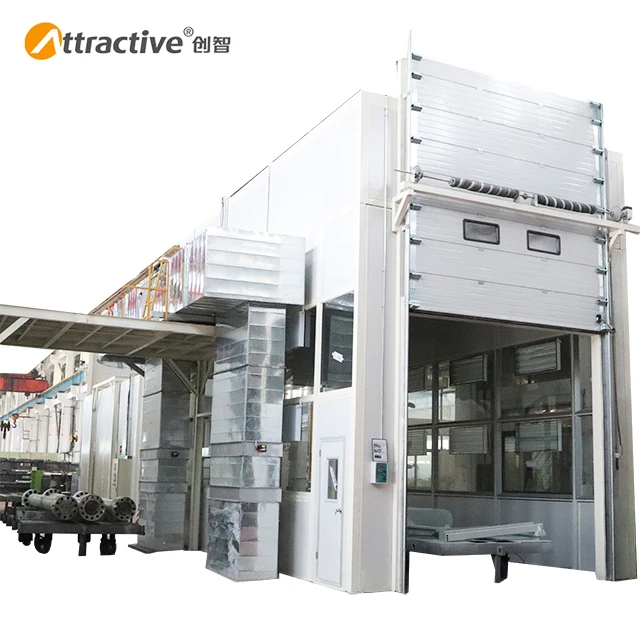 

Customized Spraying System Drying Paint Oven Powder Coating Production Line for Manufacturing Metal Products Spray Booths Ce