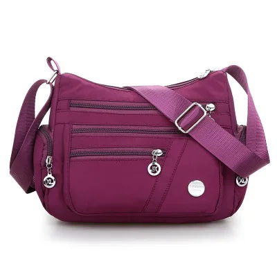 

2021 custom new woman Female lightweight Oxford Cloth sling crossbody Shoulder Chest bag chest crossbody hand bags