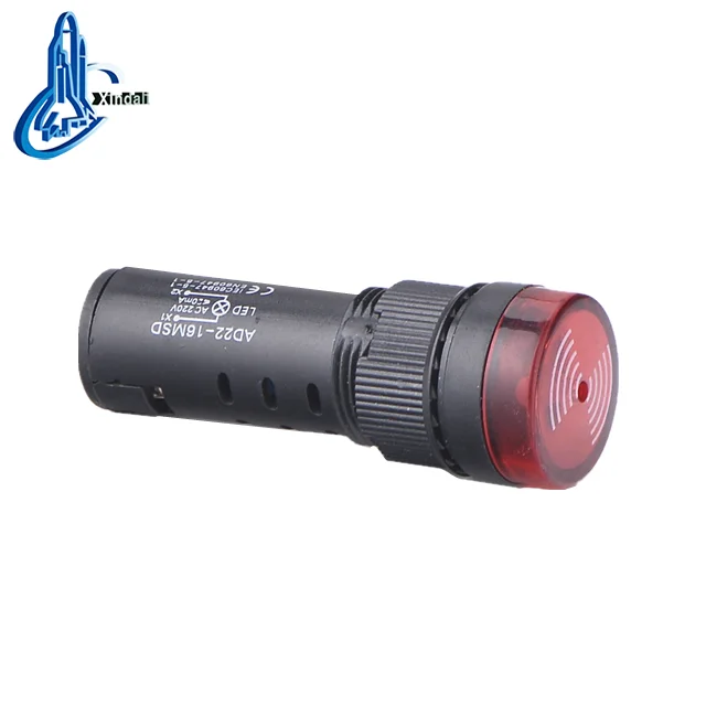 

AD22-16MSD 16mm red Flash LED Alarm 24v 36v 48v 110v 220v led indicator light with buzzer