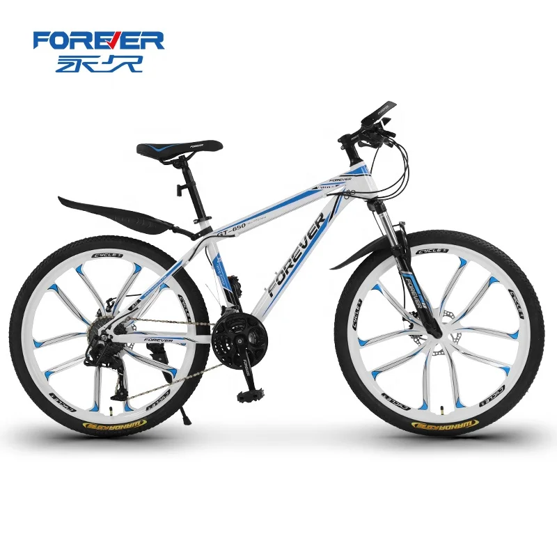 

FOREVER Wholesale china new Style 27 speed magnesium alloy wheel mountain bike 24 /26 inch shock absorbing Mountain Bike for Men