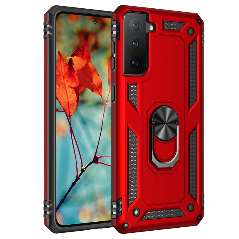 

new product ideas 2021 2 in 1 hybrid heavy duty phone cases kickstand phone case for Samsung s30
