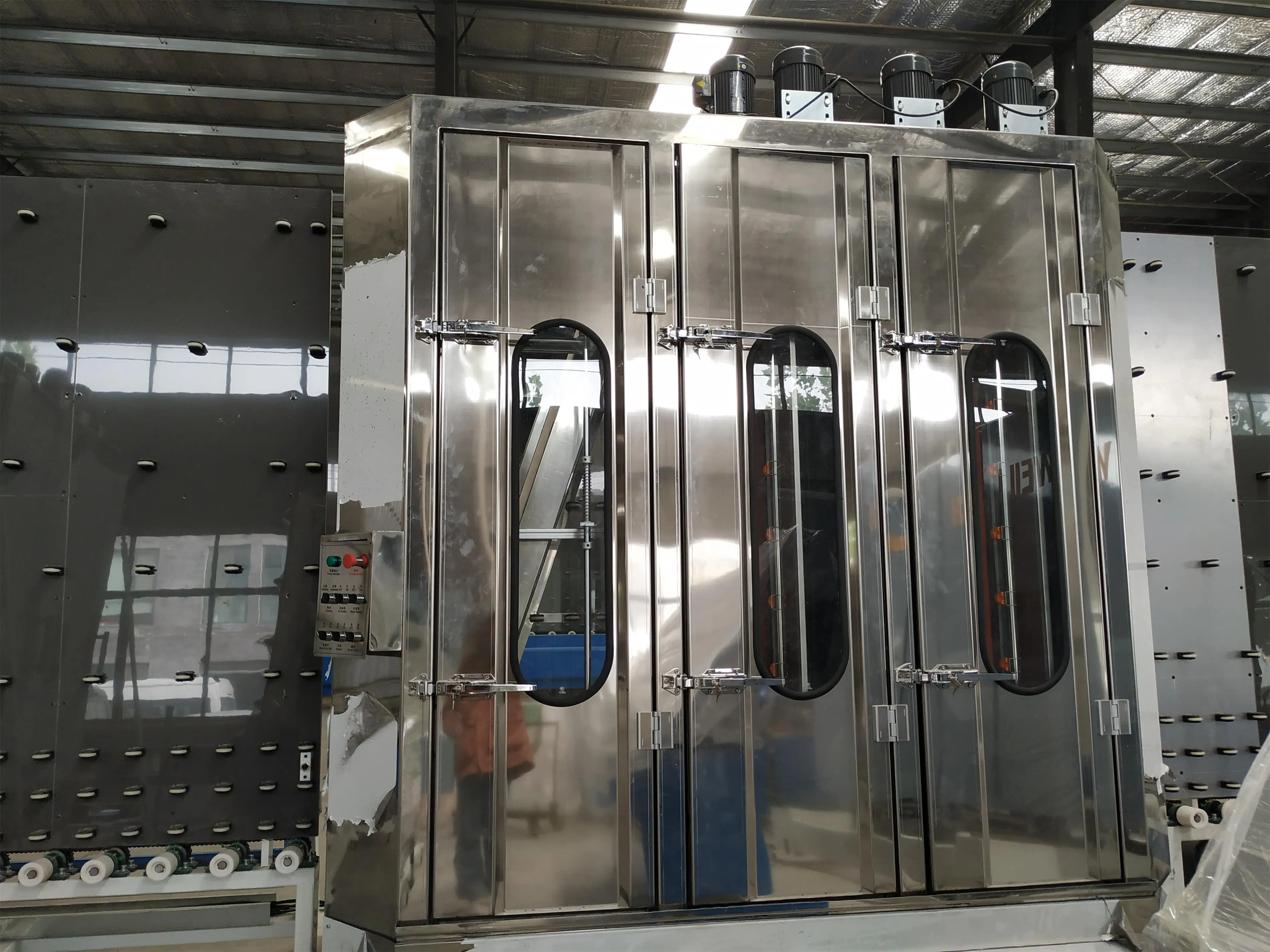 Insulating Glass Processing Washer And Dryer Vertical Lowe Glass