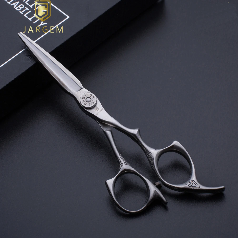 

Japan hair cutting scissors barber hair salon tools 440C hairdressing scissors, Silver