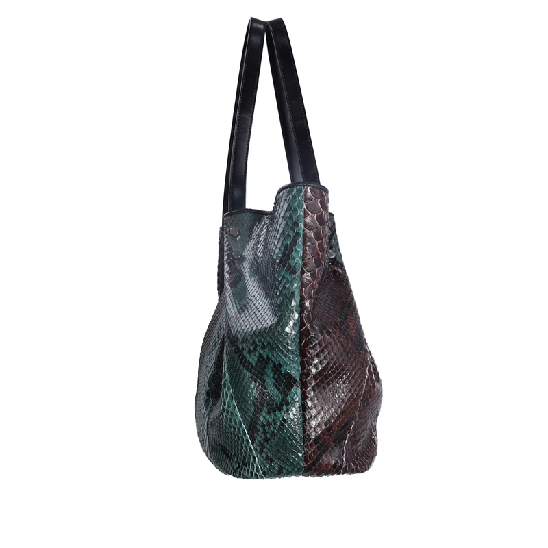 Female Crossbody Bags For Women 2020 High Quality PU Leather Snake Pattern Luxury Handbag Designer Shoulder Messenger Bag