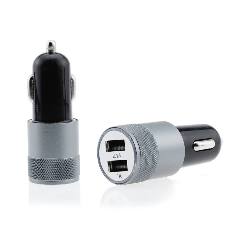 

Wholesale Smart Quick Charging 2 USB Port 3.1A Electric Car Charger Adapter For Android Samsung, White-yellow,white-silver,white-blue,white-pink,white-green,white-red