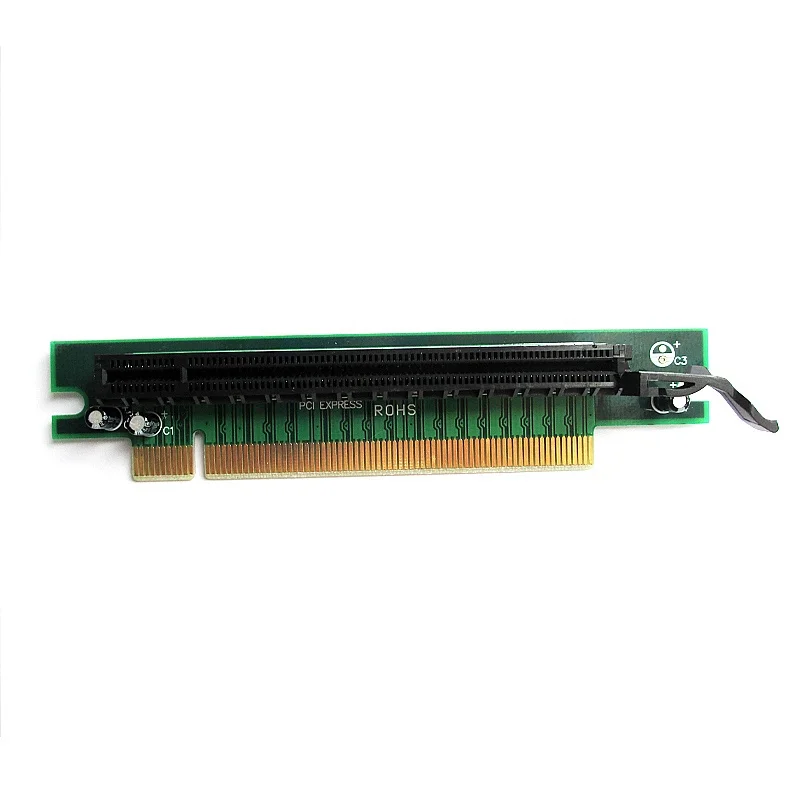 Pcie Pci Express X16 To X16 90 Degree Right Angle Riser Card For 1u 2u Pc Buy Pcie X16 To