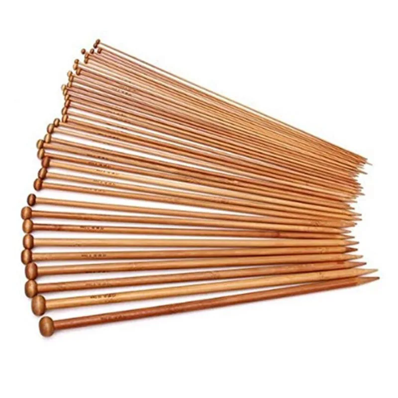 

Bamboo Knitting Needles Crochet Hooks Double Pointed Carbonized Sweater Needle Weave Household Crafts Tools MZL