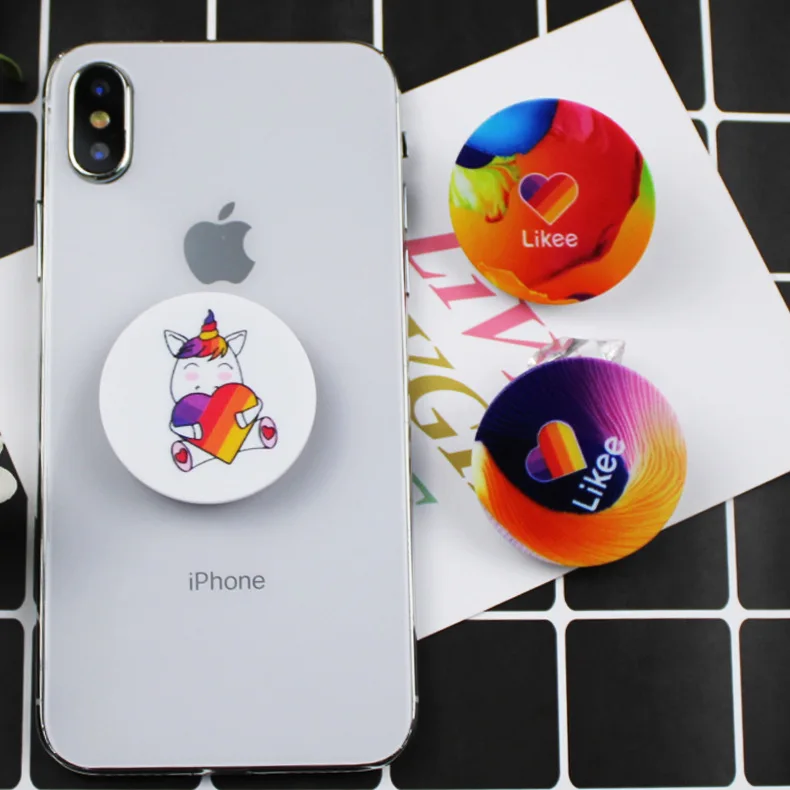 

Love Painting Series Mobile Phone Air Bag Bracket Printing Custom LOGO Creative Gift Support to Map Custom Printing