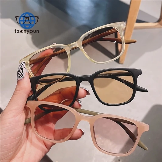 

Teenyoun Classic Custom Logo Women Sunglasses 2023 New Unisex Orange Gafas De Sol Personalized Small Round Frame Plastic