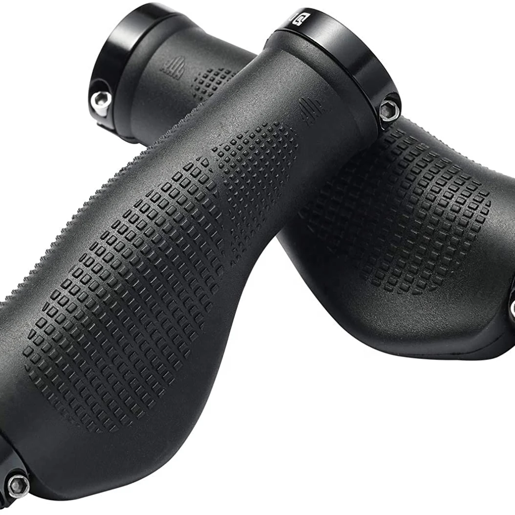 

Bike Handlebar Grips,Bicycle Handle Grip Ergonomic Design Dual Lock-on, Multicolor