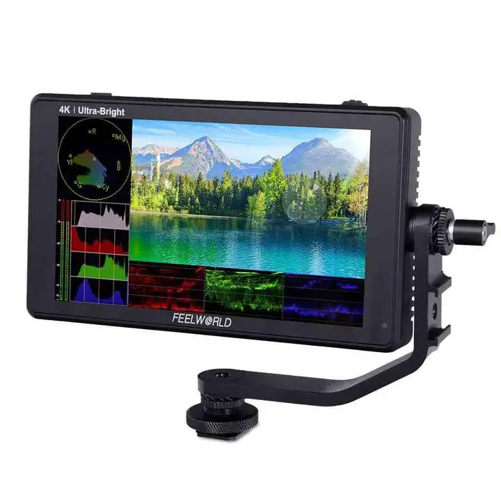 

FEELWORLD LUT6S 6 Inch 2600Nits HDR/3d LUT Touch Screen DSLR Camera Field Monitor 3G-SDI 4K HDMI