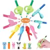 silicone pencil grip rubber fingertip grips,Handwriting Pencil Holder, Ergonomic Writing Aid Grip Trainer