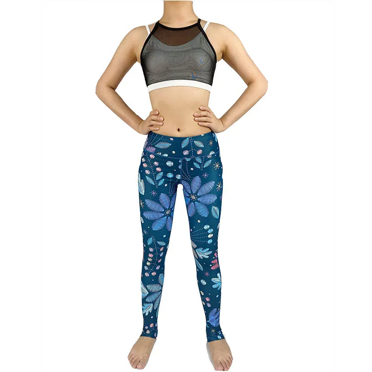 

Active Wear Custom Full Sublimated Leggings for women yoga pants, Customer's request
