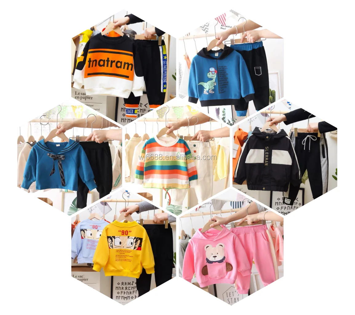 

Factory wholesale good quality Warm baby clothes online kids autumn winter sets boys dress children suits