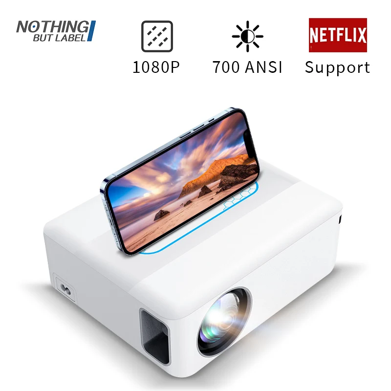 

Nothing But Label Custom Logo 3300 Ansi Lumens Projector Support 8K 1080P Projector Tv Android Mini Projector Led Headlight