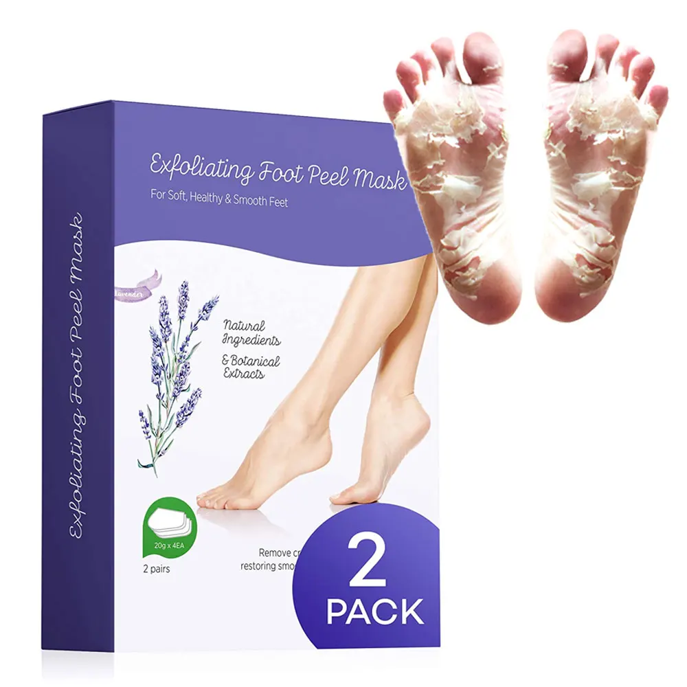 

HODAF amazon Hot selling Wholesale Foot Exfoliating Peeling Foot Mask