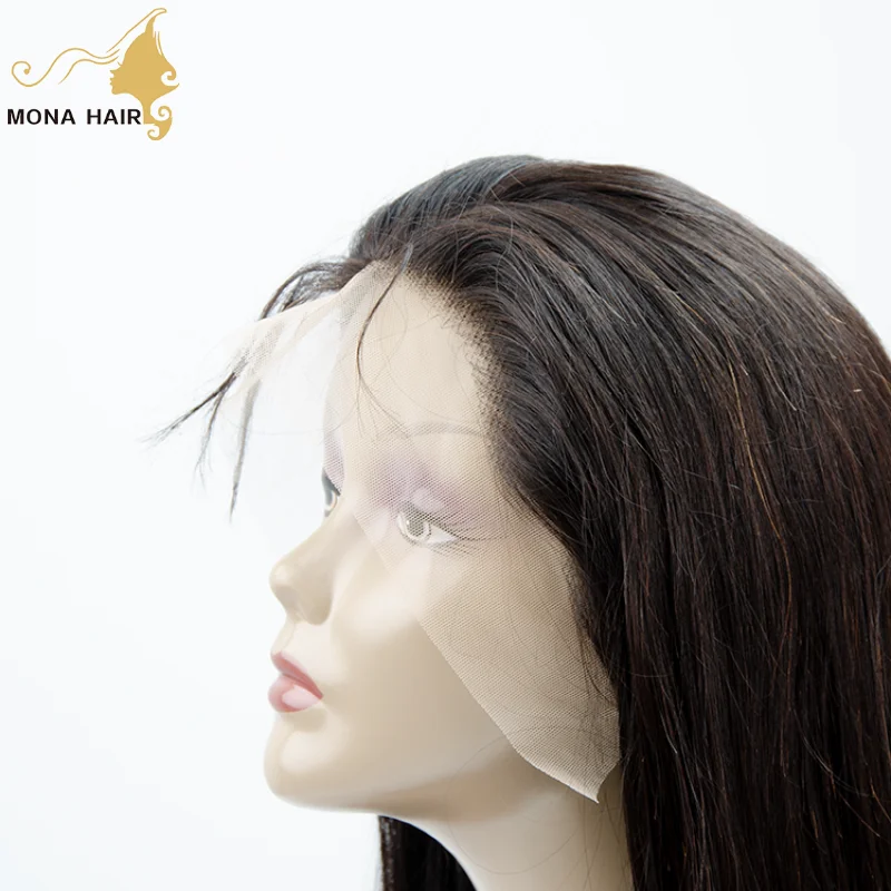 

Invisible lace wigs pre pluck straight lace wig 100% human hair vendor