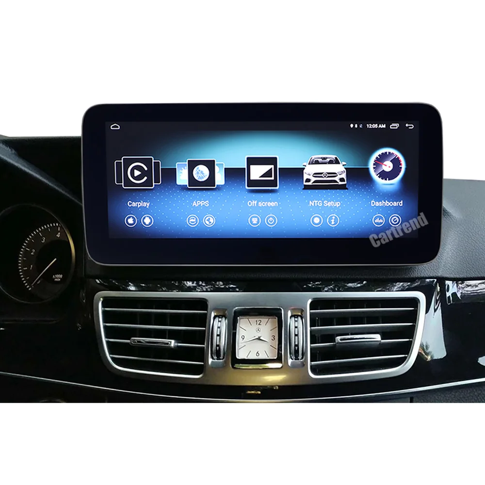 

Autoradio dashboard dvd monitor W212 android navigation update NTG5 head unit multimedia system restyling E class touch display