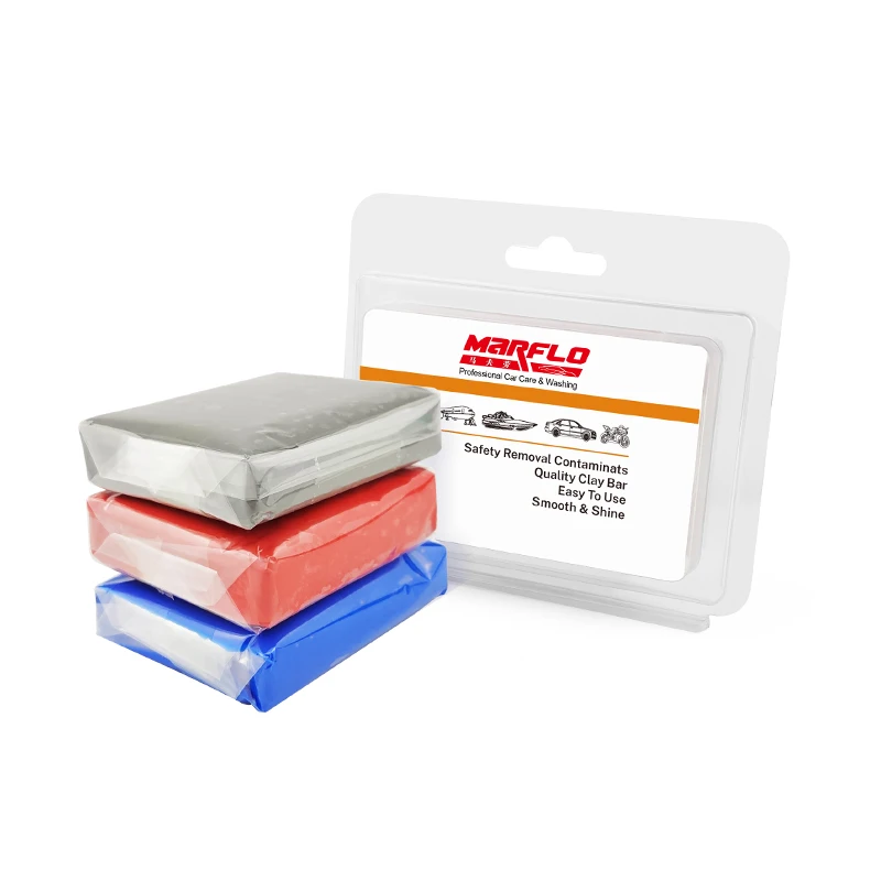 

Magic Clay Bar 150g Car Wax Detailing Clay 10pcs/ctn Car Wash Blue Gray Yellow Magic Clay Car Care Products BT-2012P150