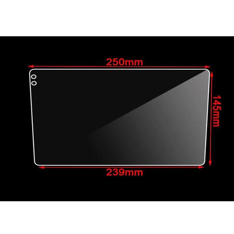 

Universal High Clear Tempered Glass for 9 inch 10.1" tablet mp4 car GPS Navigation DVD Stereo Radio display Screen Protector