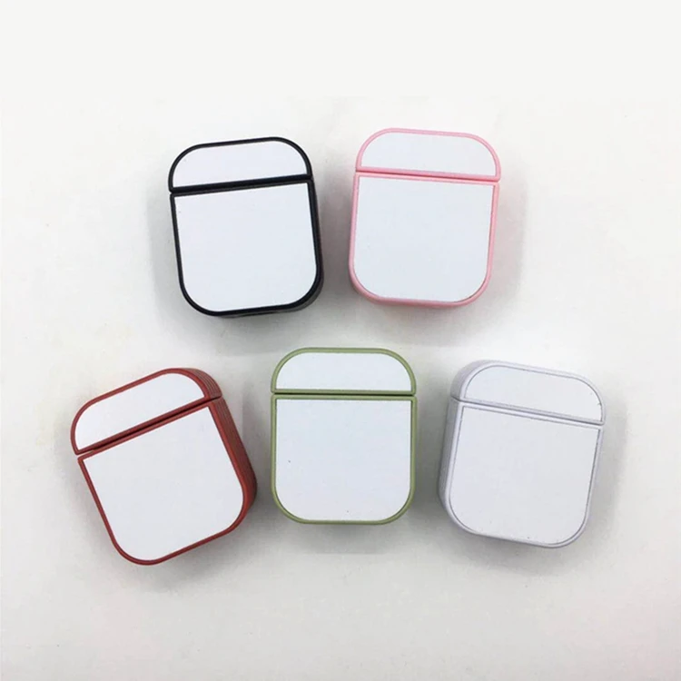 

For Airpod Case Sublimation,XINGE Thermal Transfer Blank 2D Pc Sublimationcase Cover For Airpods Pro 1 2 Sublimacion, Black,white,pink,green,,red