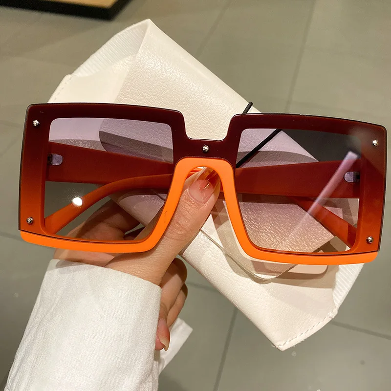 

New Fashion Sunglasses Women's Street Shot European and American Sunglasses ins Large Square