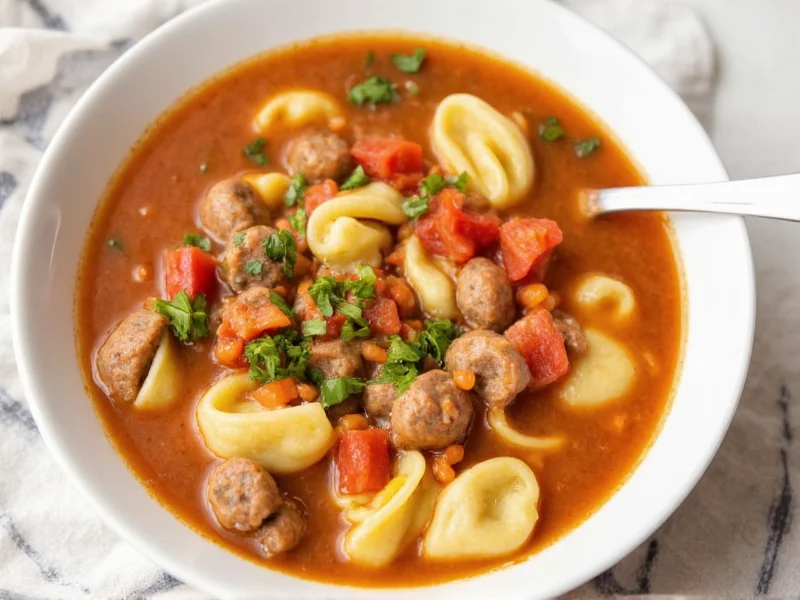 Perfect Crockpot Sausage Tortellini Soup Recipe Guide