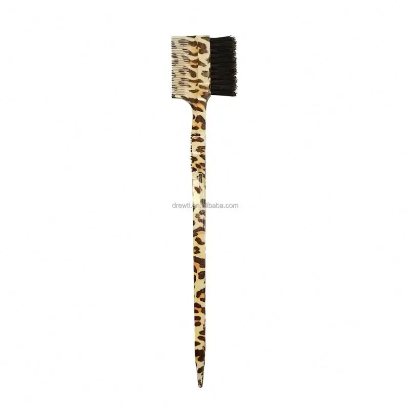 

2021 New style PP Nylon Foldable Double Sided Edge Control Brushes Comb Eyebrow Brushes edge brush, Customized color