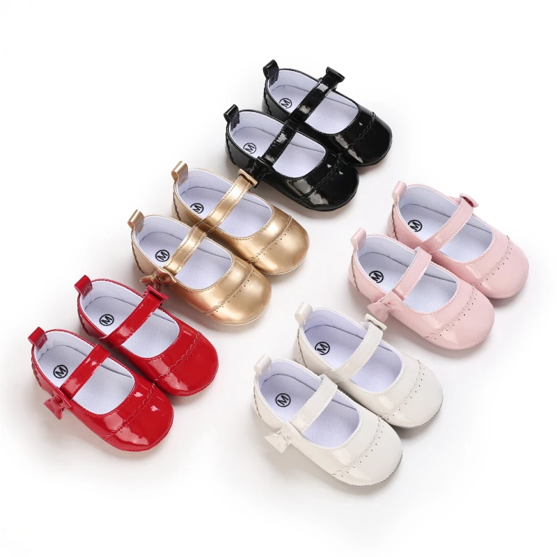 

0-1 year baby girl baby shoes bow princess shoes