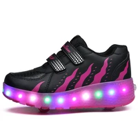 

with 2wheels kids led shoes Roller skate Shoes kids led shoes sneakers for sport