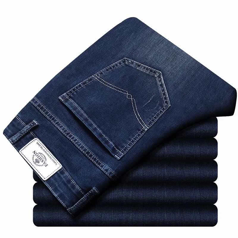 

Latest Design Blue Cotton Jeans Slim Fit Pants Men'S Fashion Jeans Mens