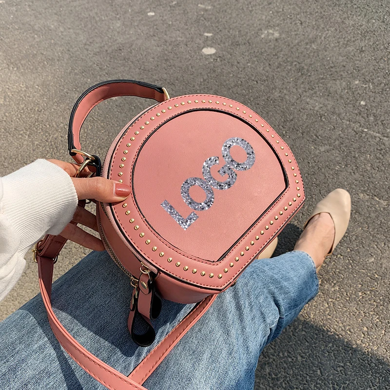 

Wholesale Custom Diamond Logo 2021 Trendy Crossbody Small Purses Handbag Fashion Women