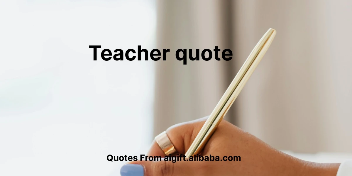 teacher quote