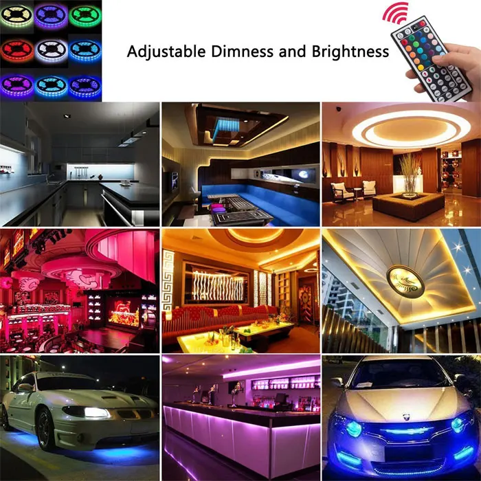 5050 RGB wifi bluetooth RF control music strip light dance led lighting smart led strip light