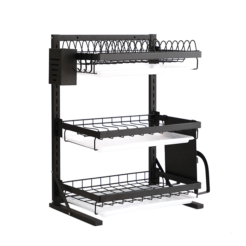 
manufacturer 3 tier commercial kitchen stainless steel plate rack 