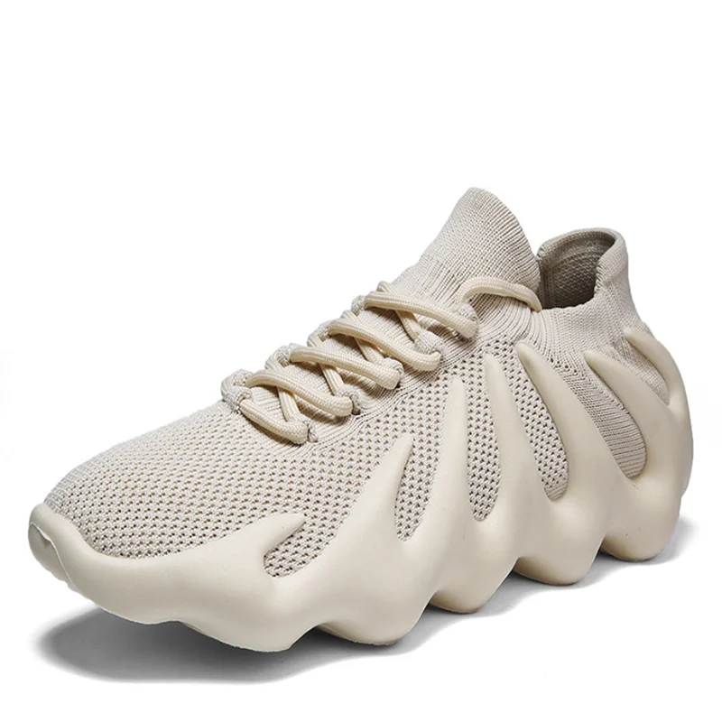

Factory Price Spring And Summer Breathable Yeezy Sock Sport Shoes Men Running Shoes For Men, Customized color