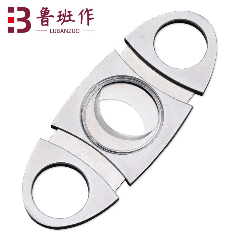 

32mm diameter custom stainless steel metal cigar cutter