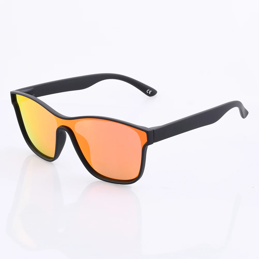 

Low Moq Custom Brand Fashion Square Black Pc Frame UV400 Mirror Coating Polarized Sunglasses, More than 12 colors