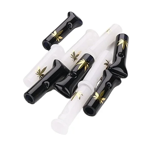 

customer's logo smoking filter tips glass blunt tips for pre rolls, Custom color