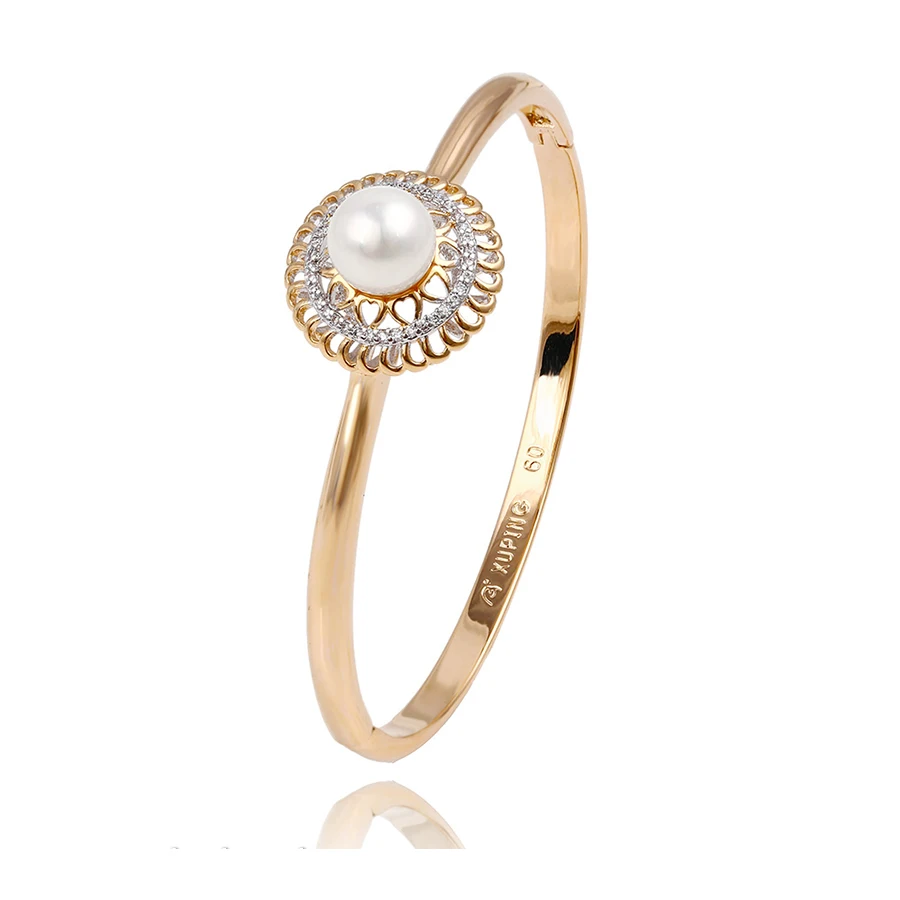 

51505 Xuping Jewelry Simple Fashion Environmental Protection multicor bangle with pearl
