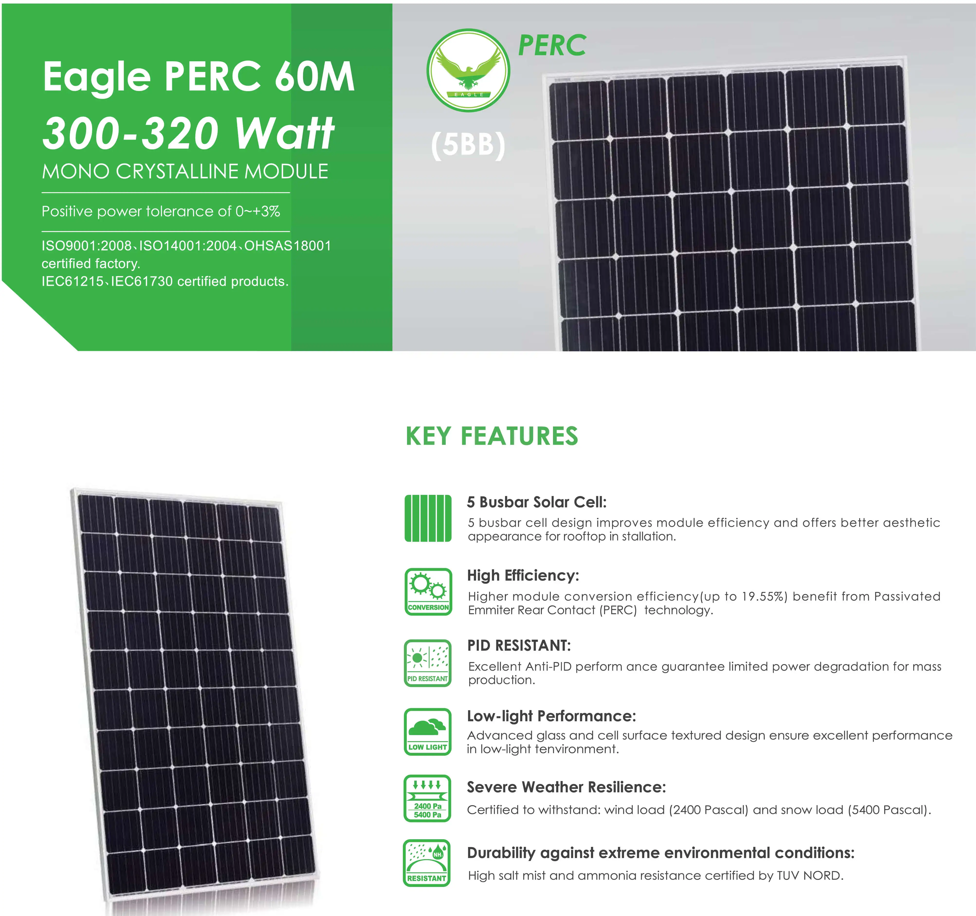 Best Price 320w Solar Panel Jinko 300w Monocrystalline Solar Panels