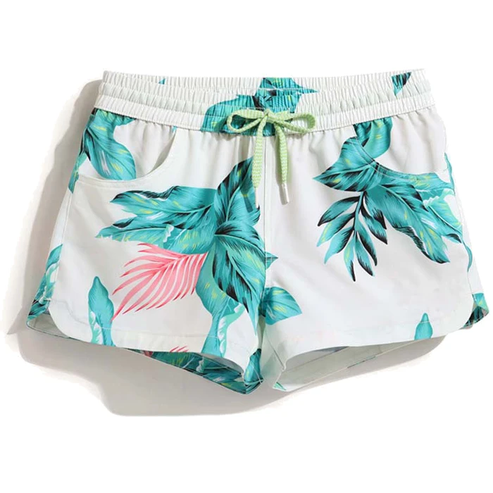 

Woman summer wear hawaiian new style swimming shorts custom sublimation printing board shorts, Customized color