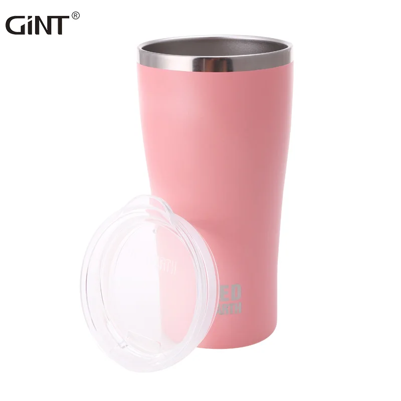 

Gint 316 SS new personalized mug powder coating 520ml thumbler stainless coffee cup steel tumbler with tritan lid water bottle, Blue, red, black, white